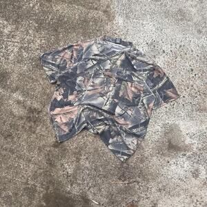 Realtree Camo Vintage T Shirt XL Y2K Streetwear Hunting Graphic Oversized Fit Y2